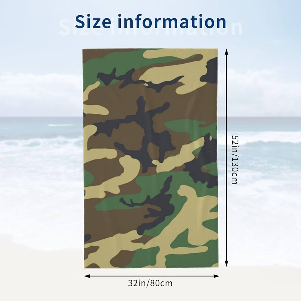 ☆美品☆ SUPREME 大判 バスタオル カモフラ柄 Amazon｜迷彩柄 カモフラージュ バスタオル マイクロファイバー